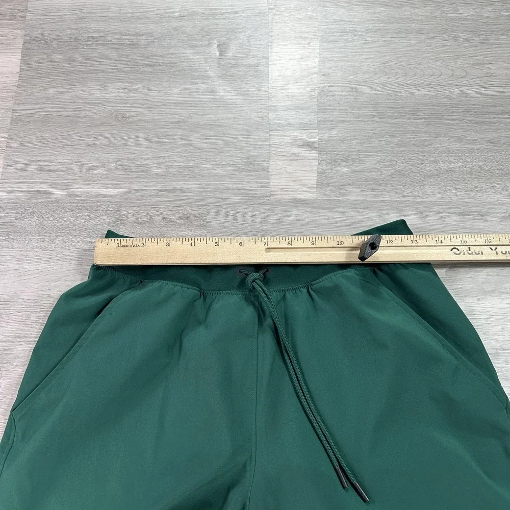 Under Armour HeatGear Pants Mens Small Green Jogger Elastic Waist 1348447